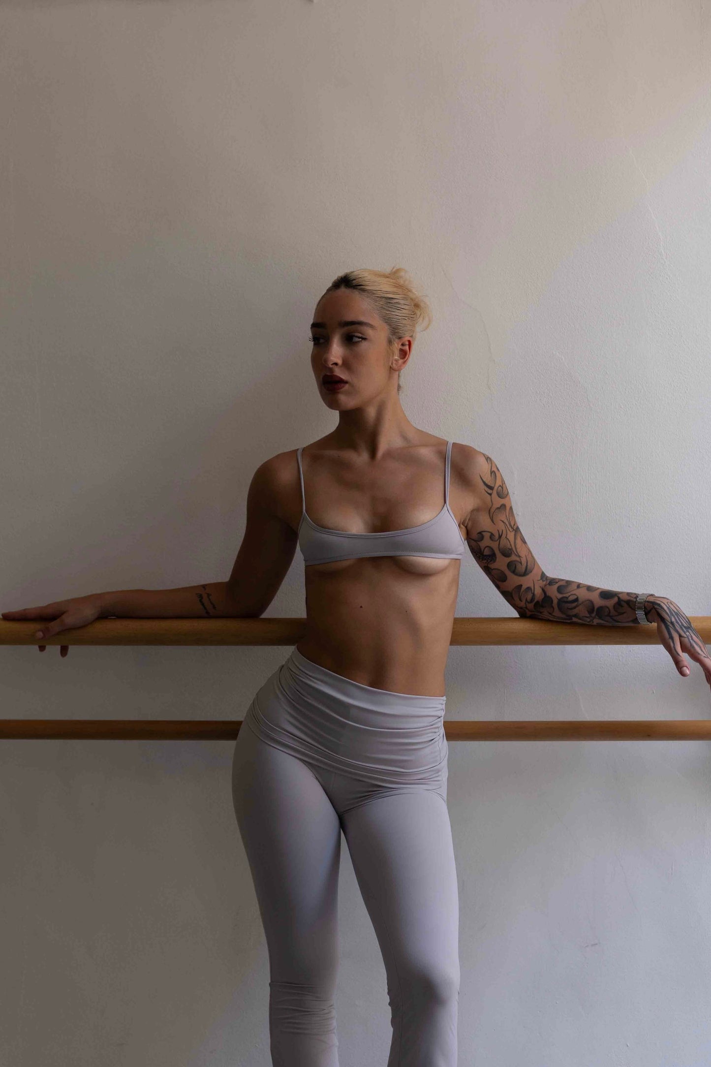 LEGGINGS IMPRESS GRIGIO