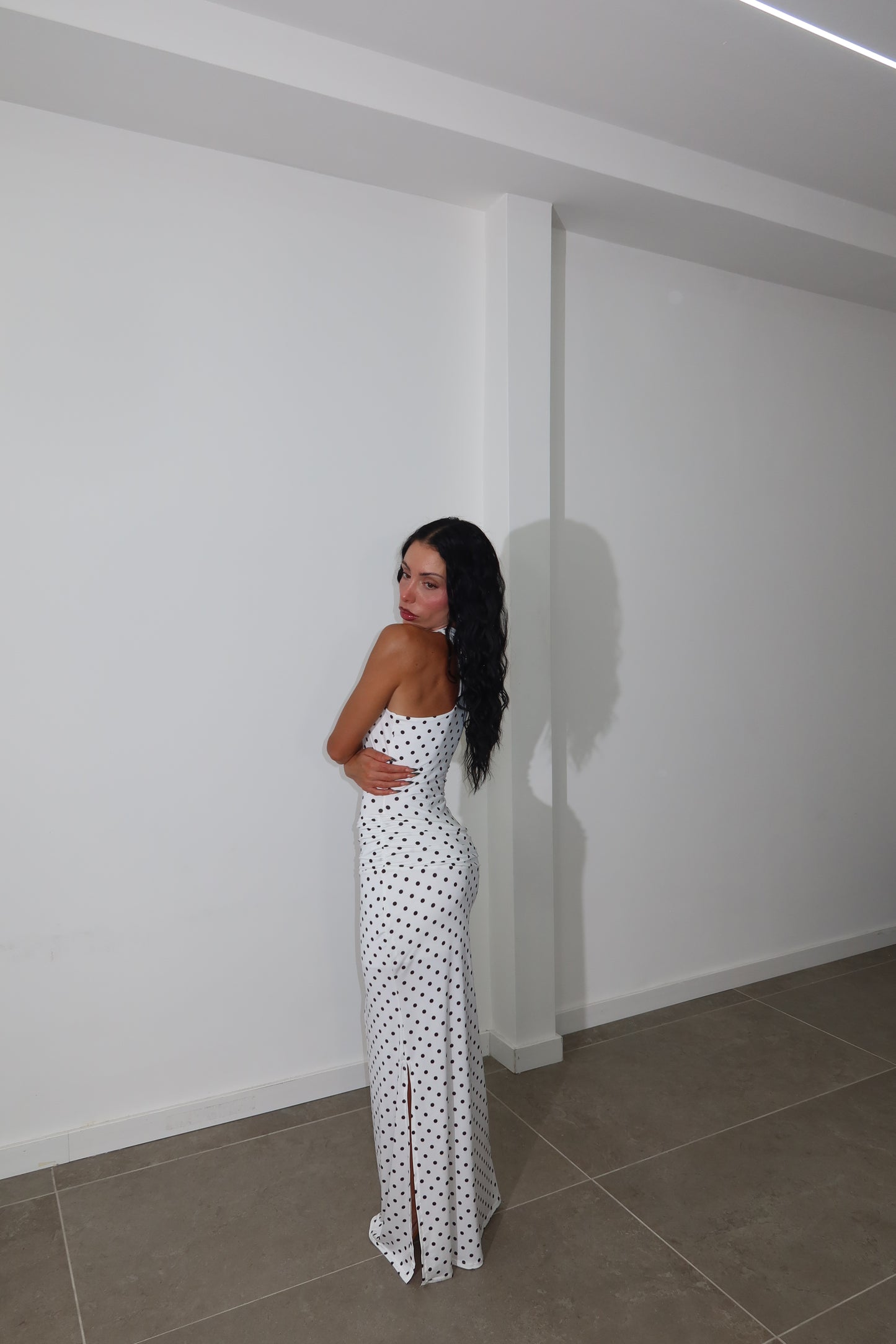 LongDress PAM POIS bianco
