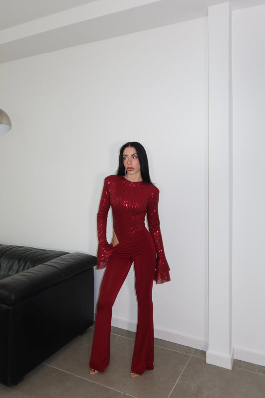 Jump PAM PAILLETTES bordeaux