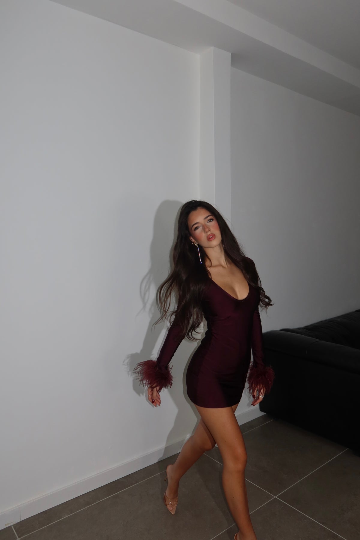 MiniDress MERCA bordeaux