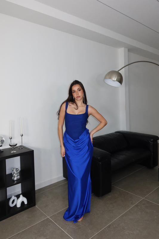 LongDress VIVIENNE blu elettrico