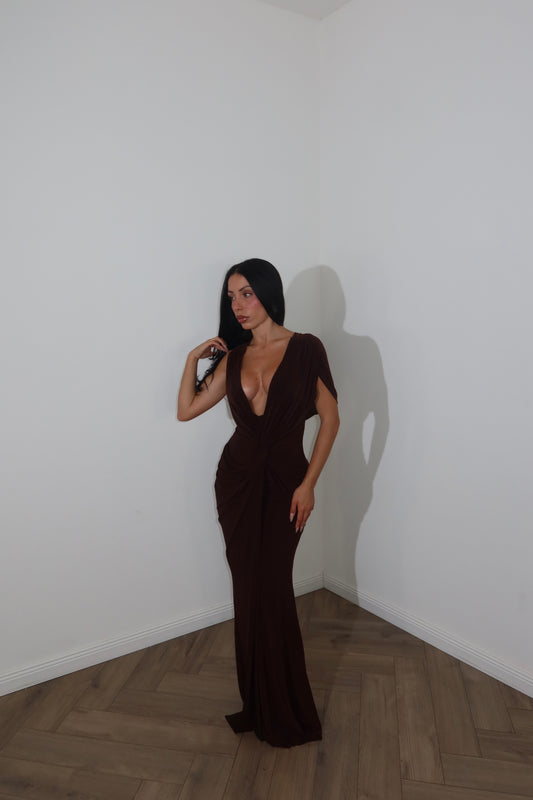 LongDress NABILAH choco