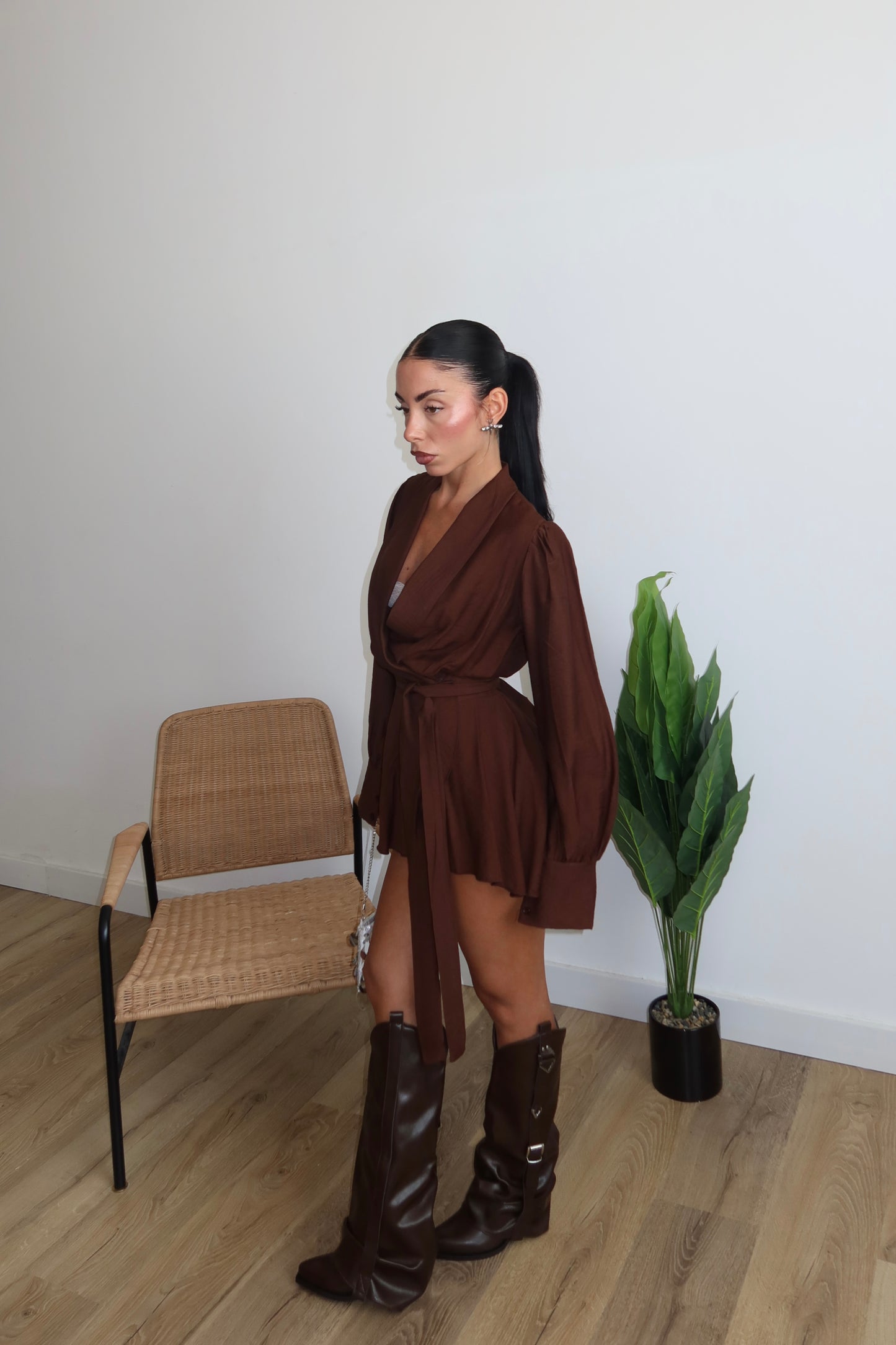 Dress PORTOFINO choco
