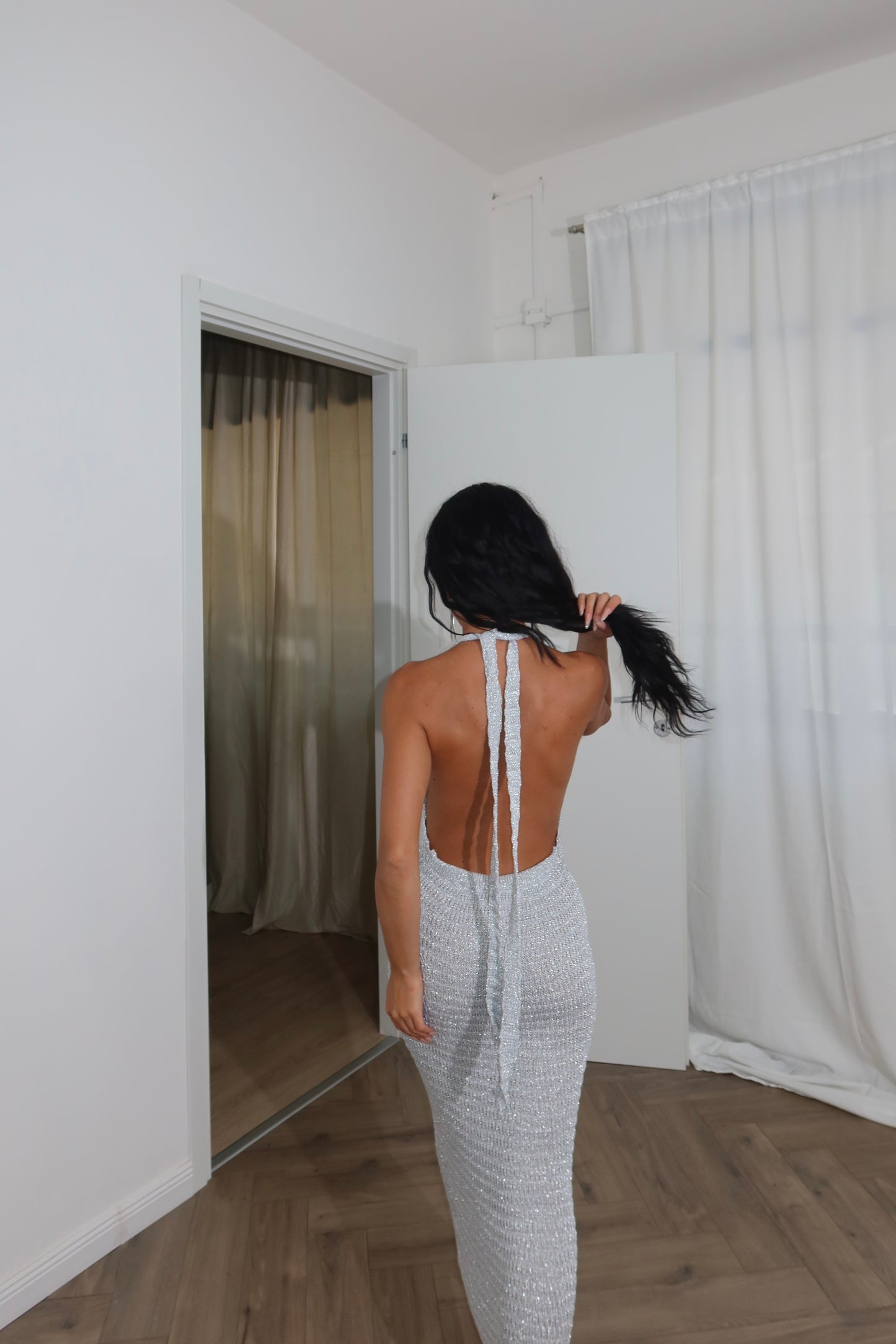 LongDress COPACABANA argento