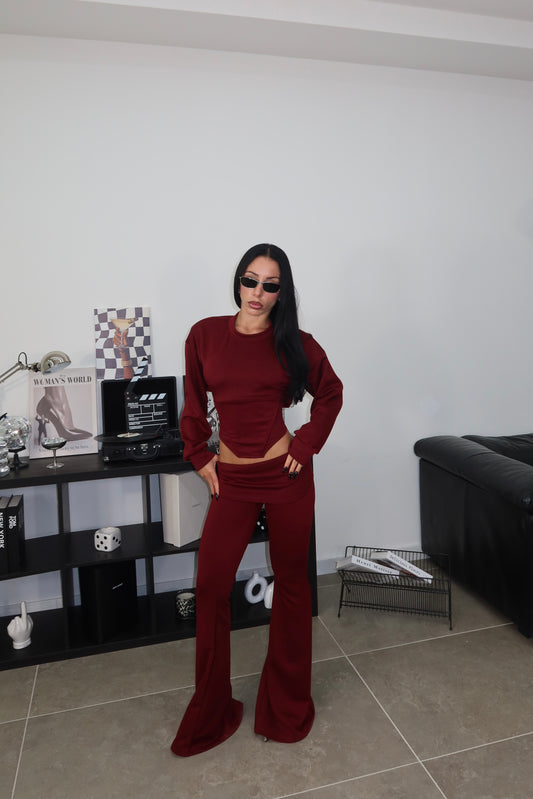 Cordset BUSTINO bordeaux