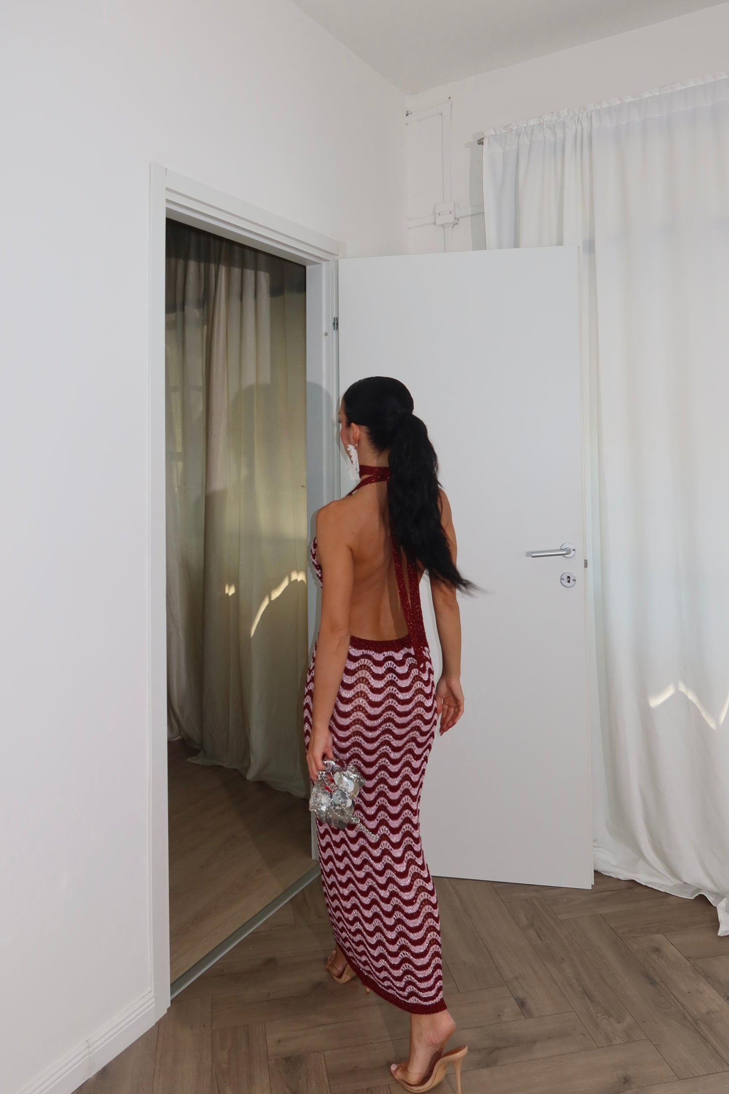 LongDress MANDY wine/rosa