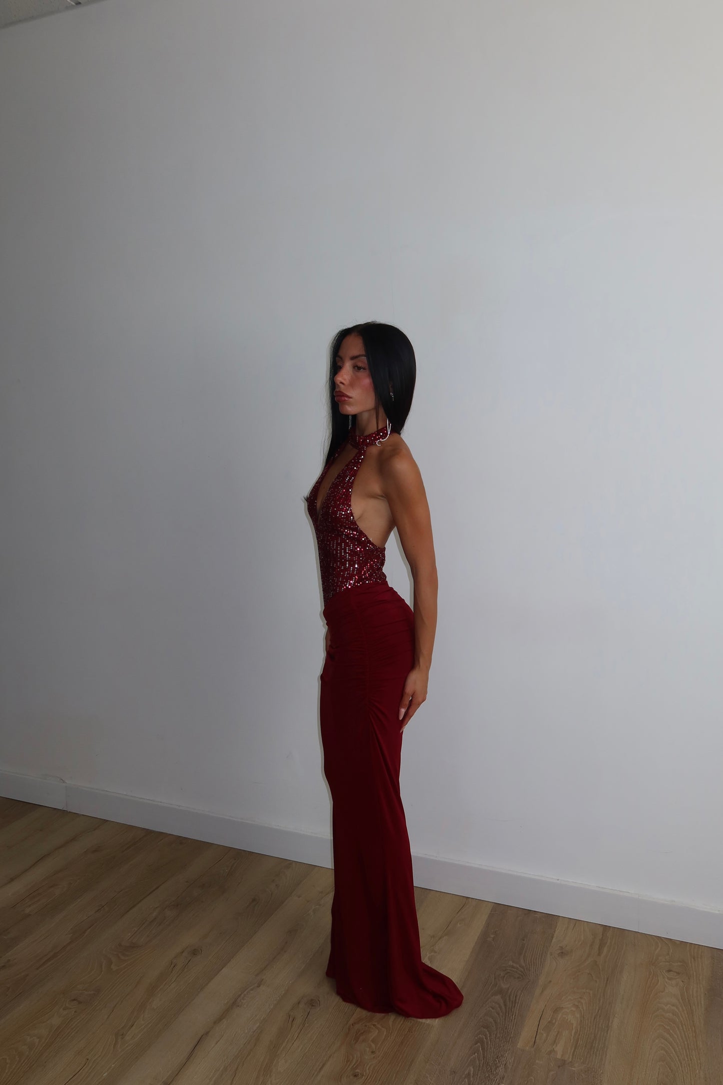 LongDress IMPRESS bordeaux