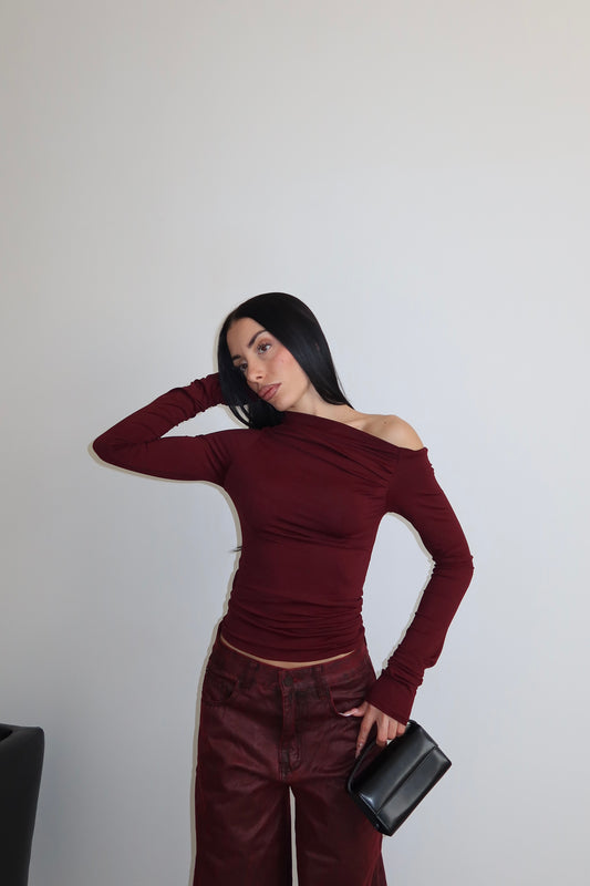 Maglia KIM bordeaux