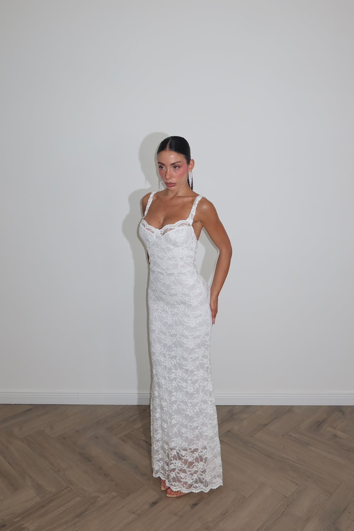 LongDress PLACE bianco