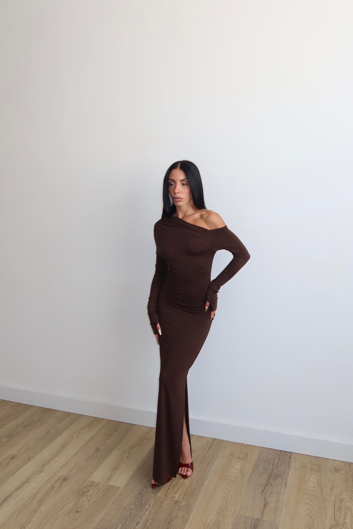 LongDress KIM choco