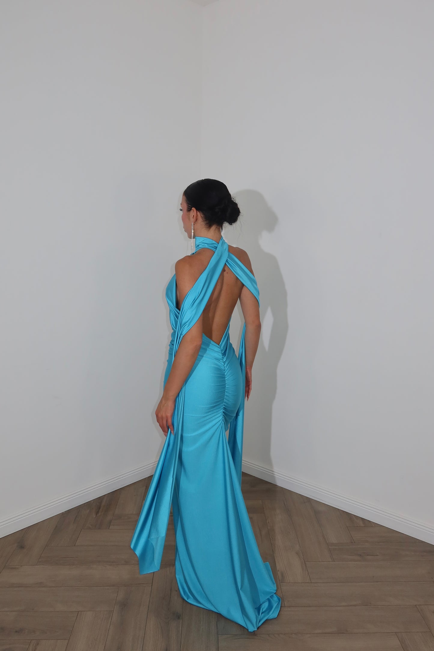 LongDress DANIKA turchese