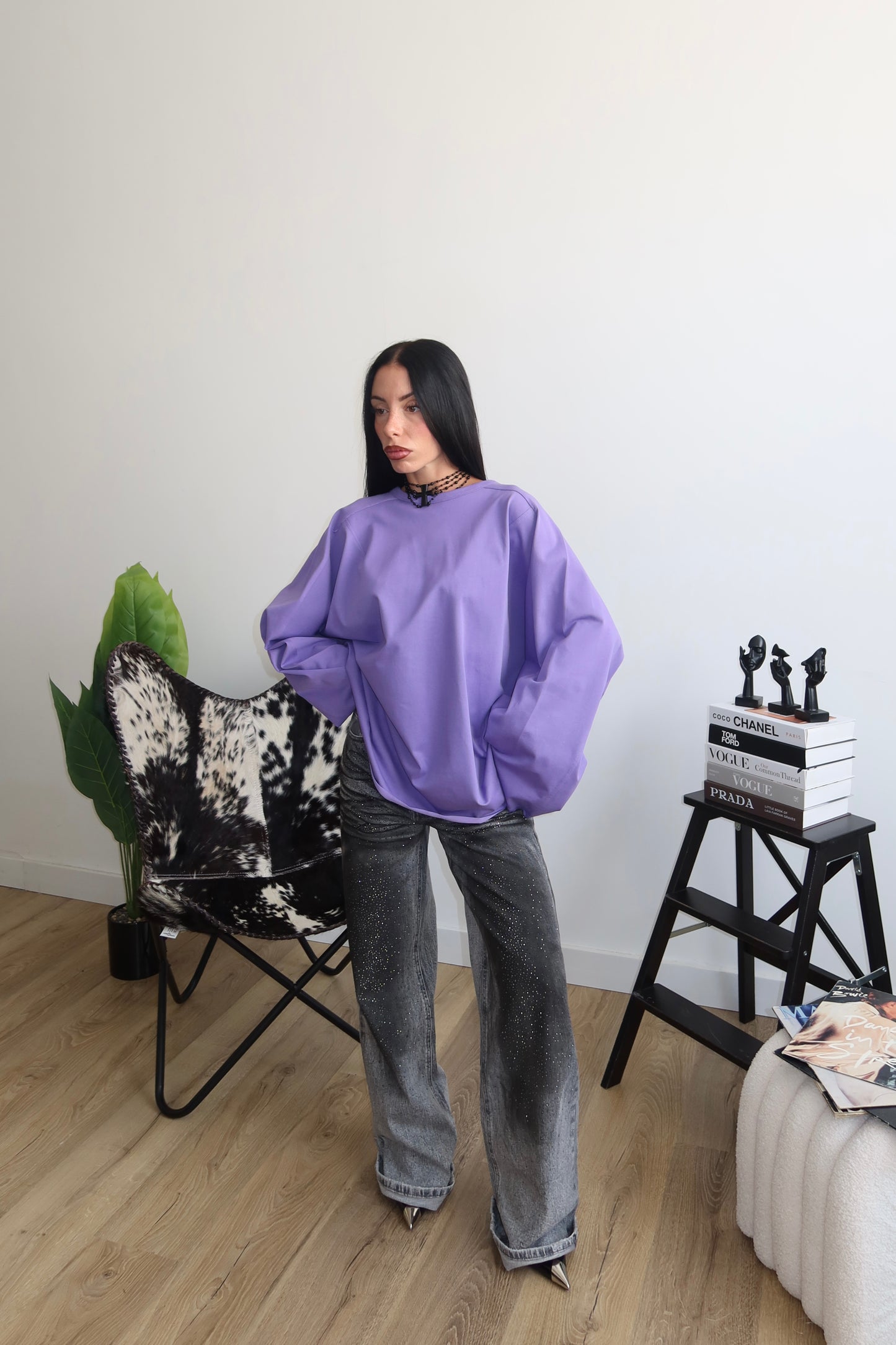 Maglia SKATER viola