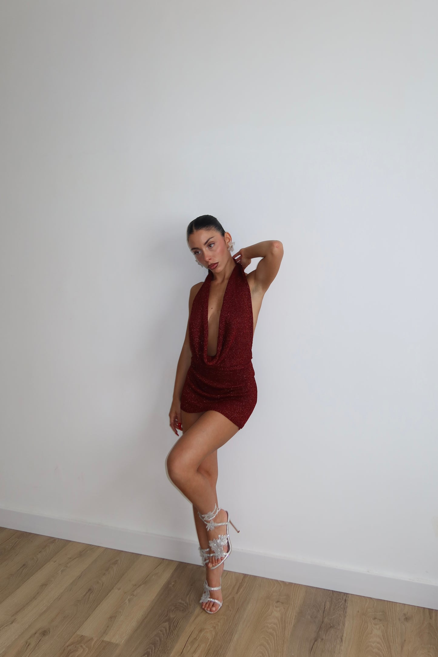 Dress SA CALETA bordeaux