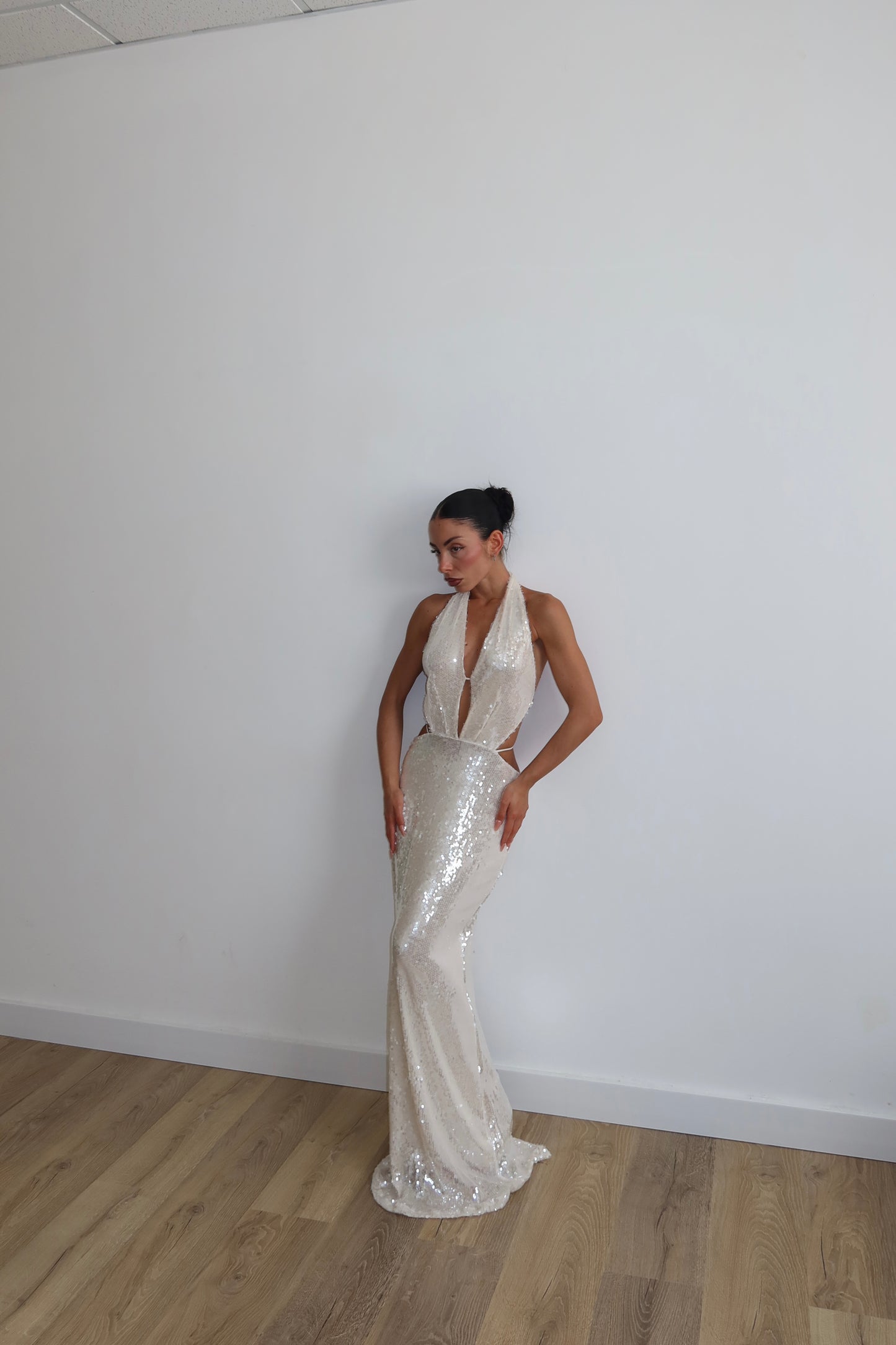 Long Dress WENDY champagne