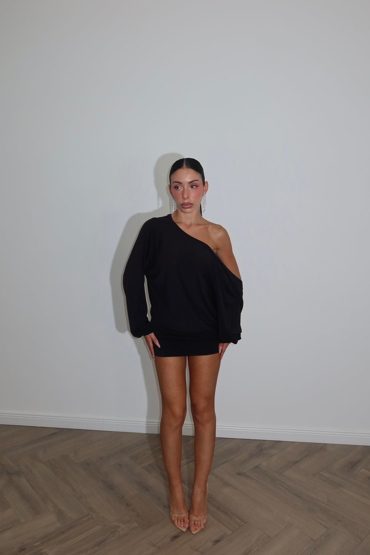 MiniDress MONOSPALLA nero