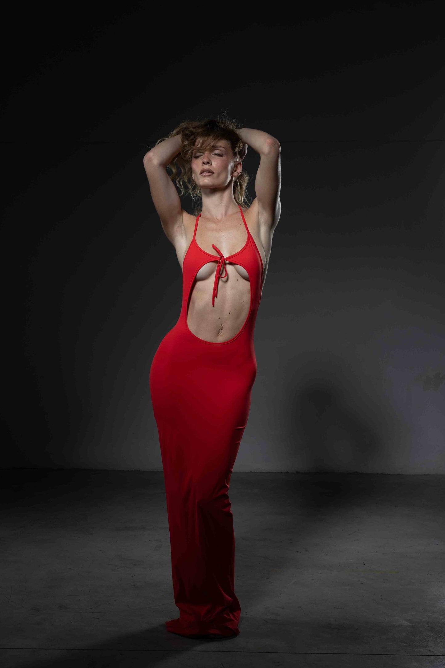 VESTITO DAKOTA ROSSO