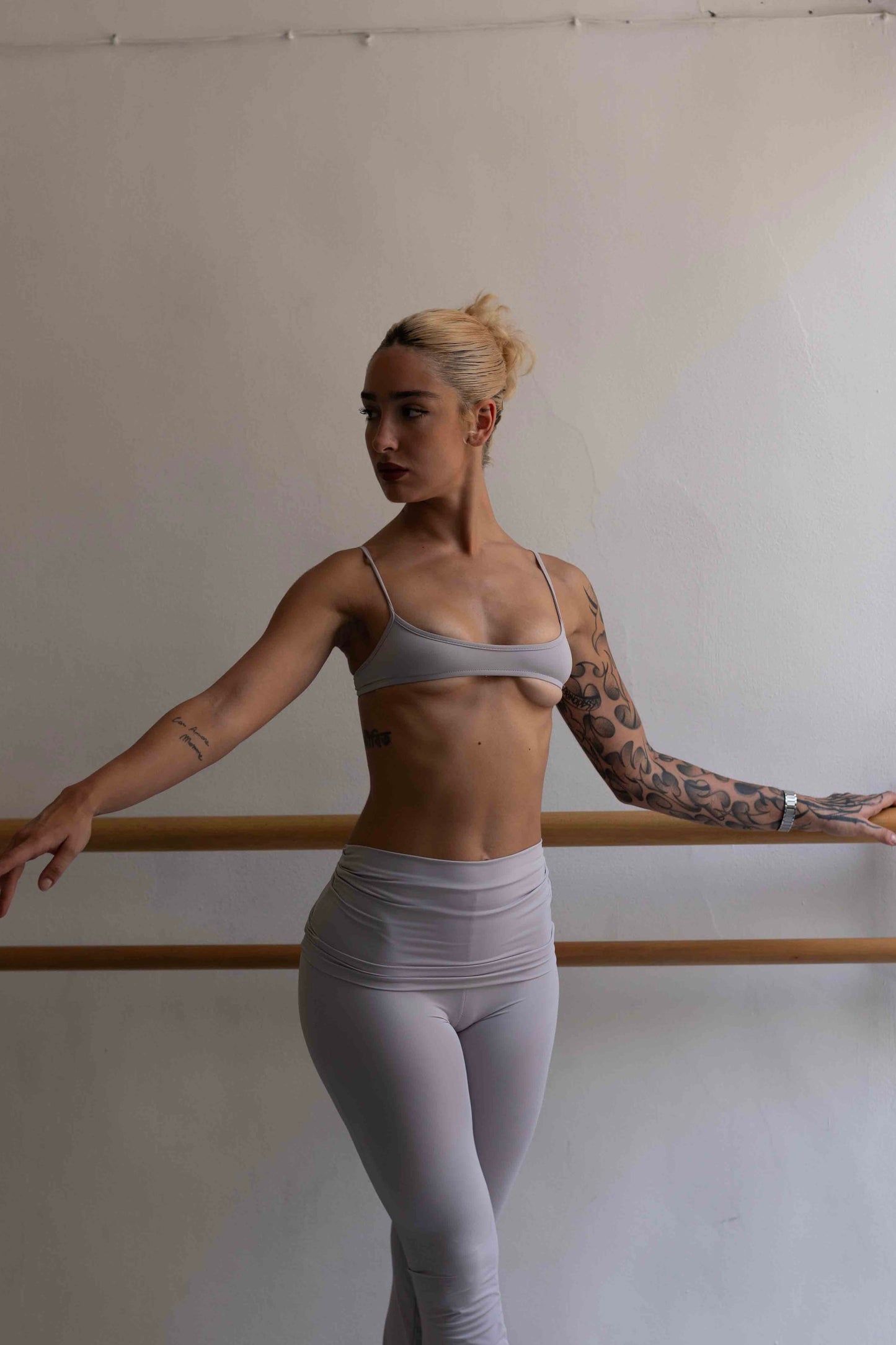 LEGGINGS IMPRESS GRIGIO