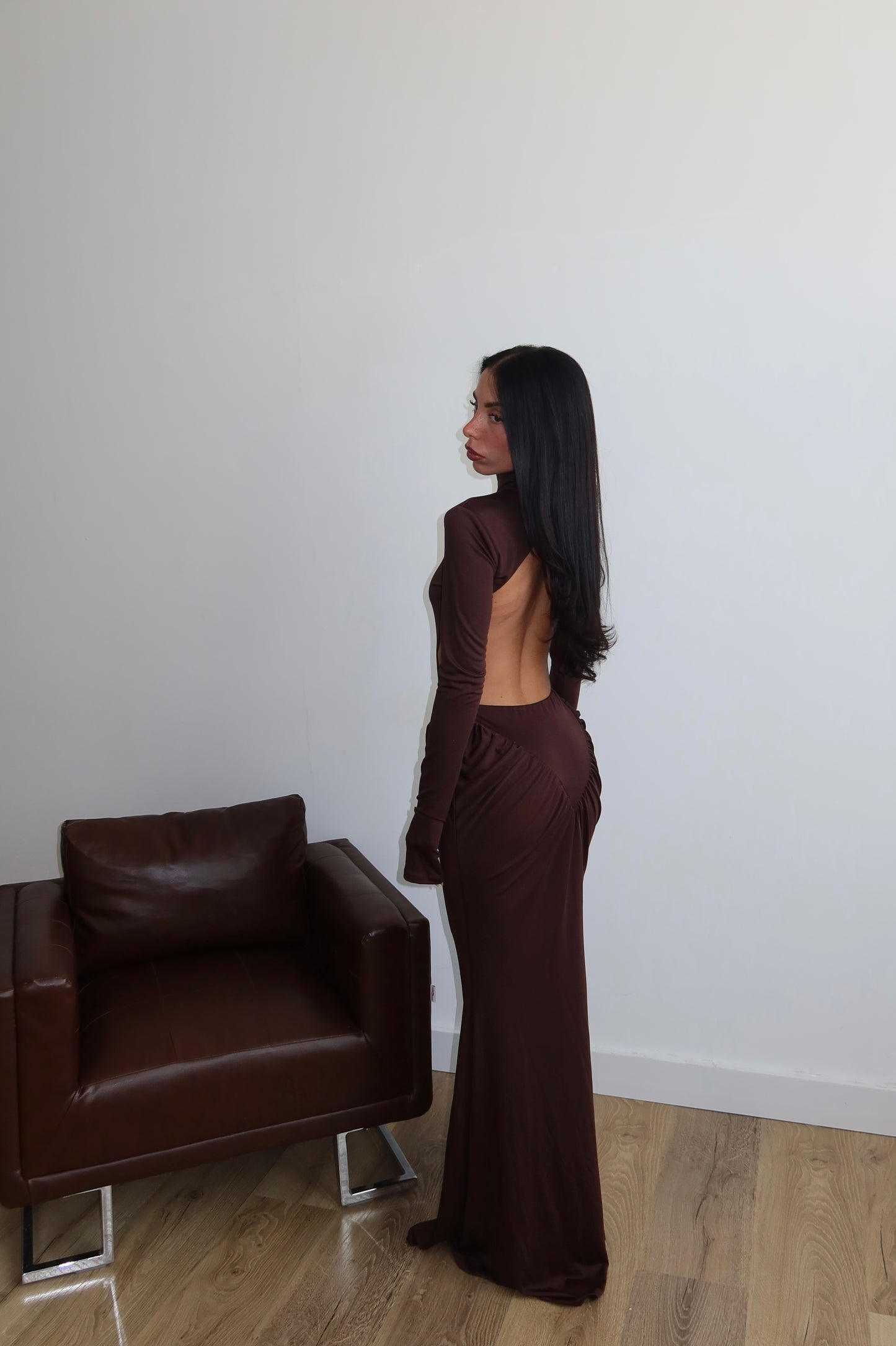 LongDress PALOMA choco