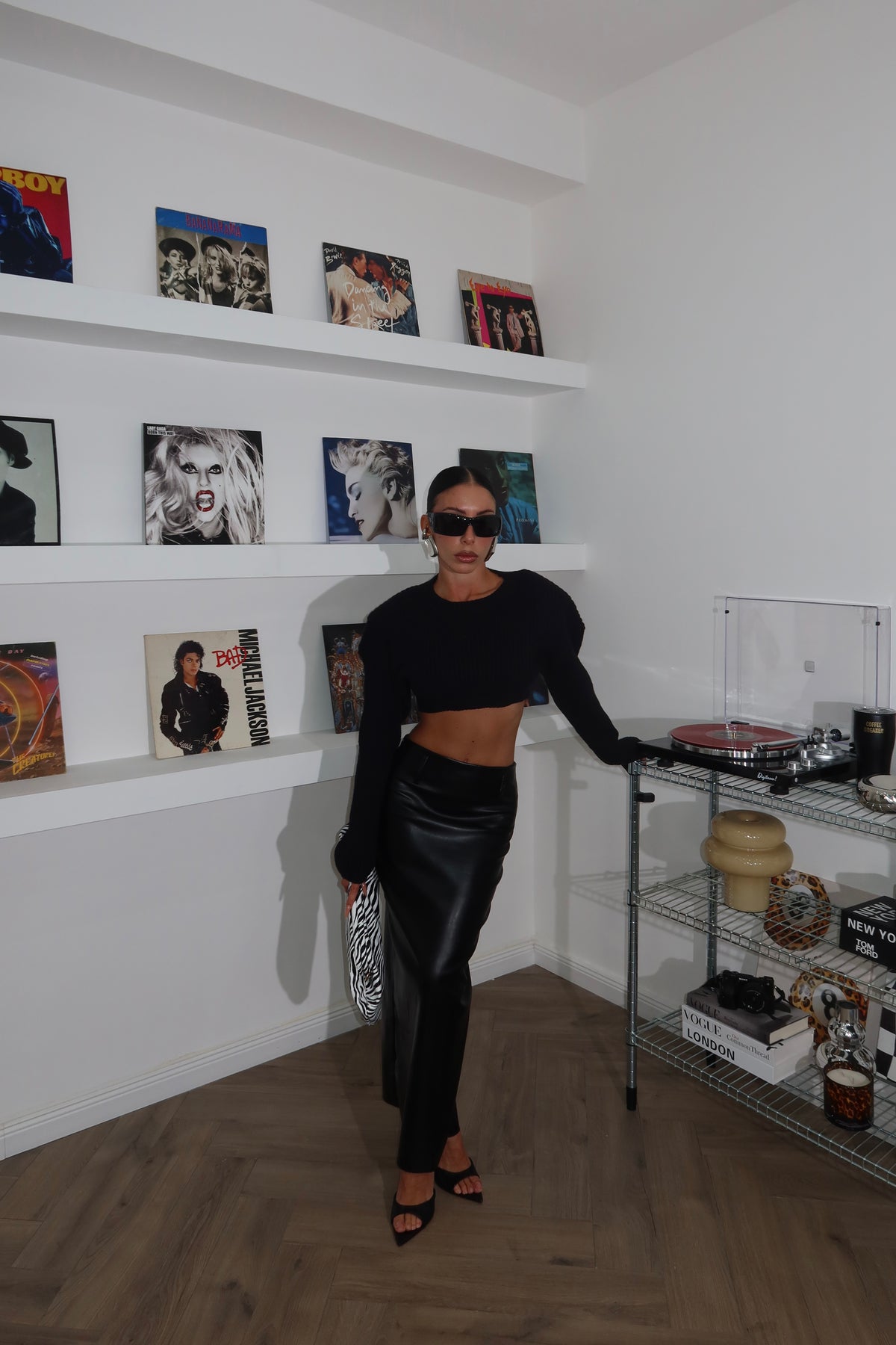 Maglione CROP nero