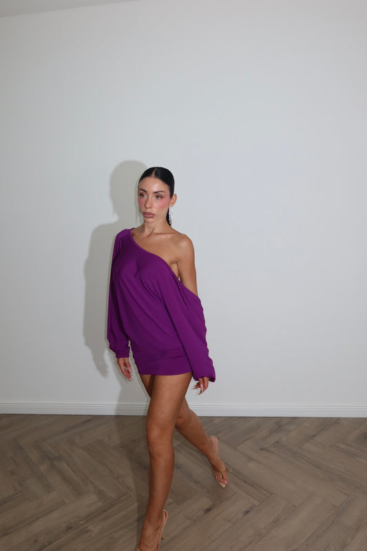 MiniDress MONOSPALLA viola