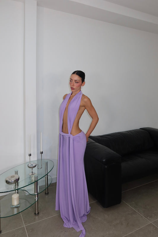 LongDress LOVE lilla