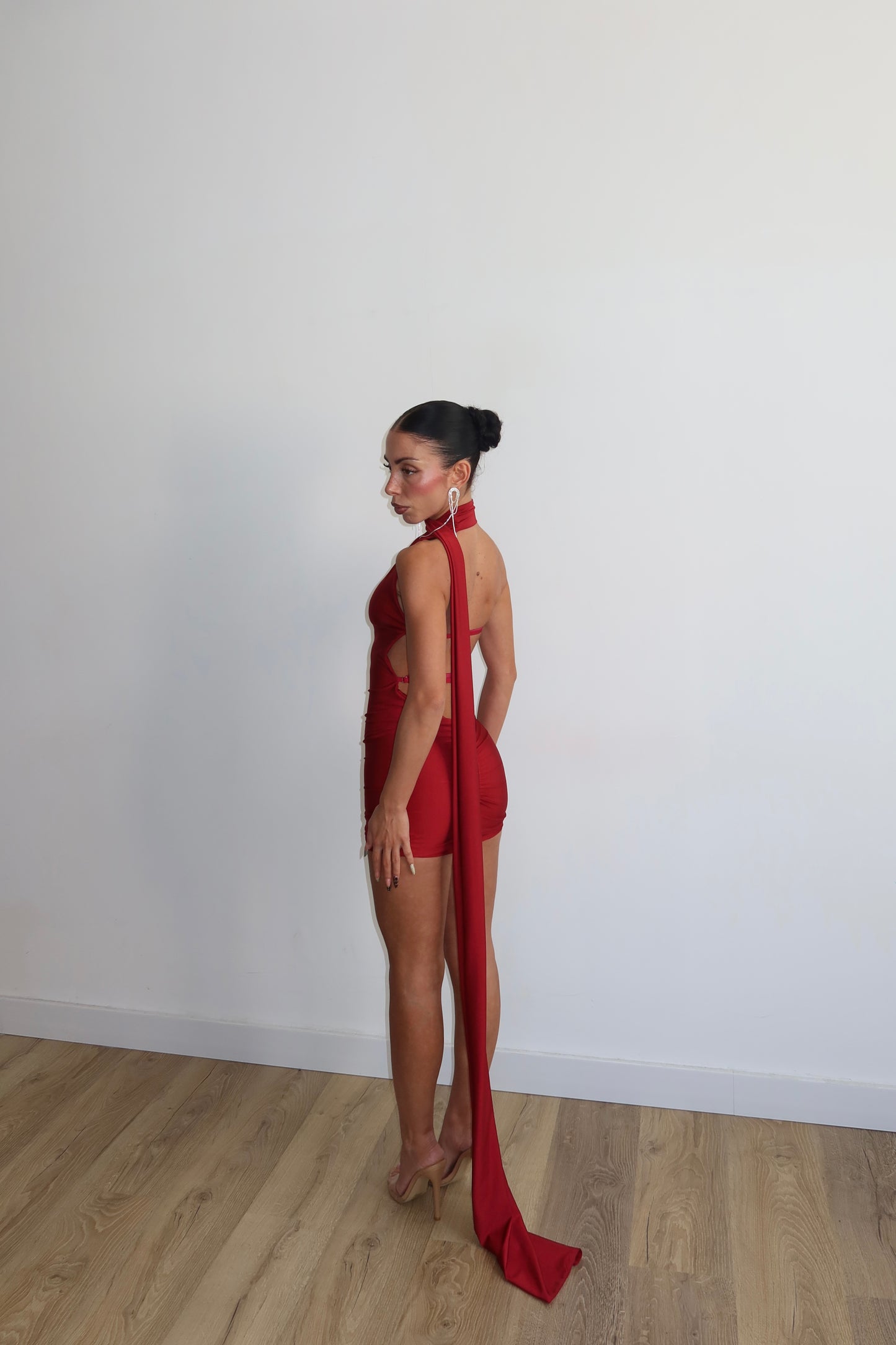 Dress PENDANT bordeaux