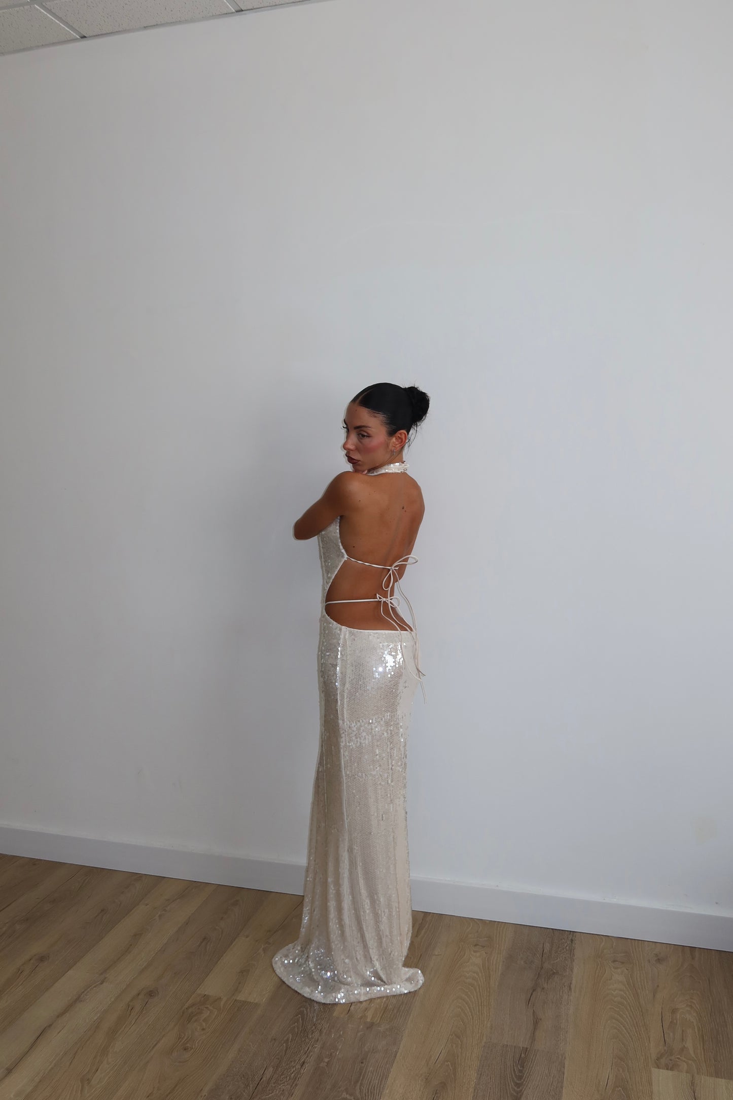 Long Dress WENDY champagne