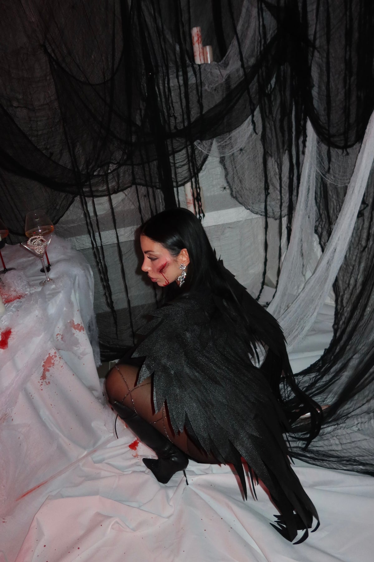 Calze FILO nero/argento