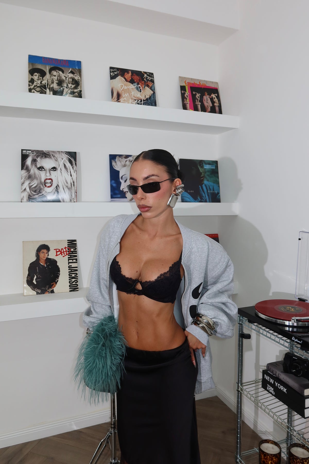Bralette ANIMALS nero