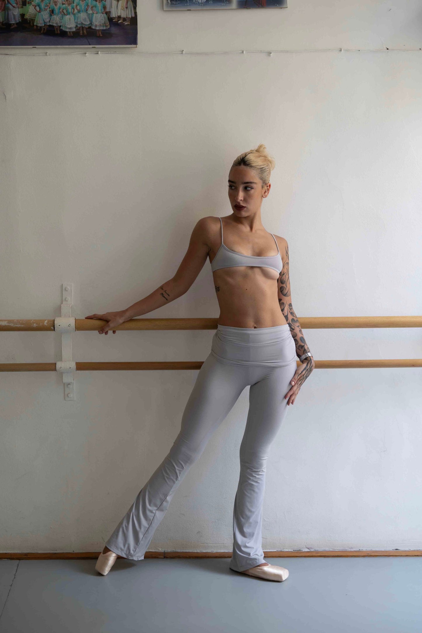 LEGGINGS IMPRESS GRIGIO