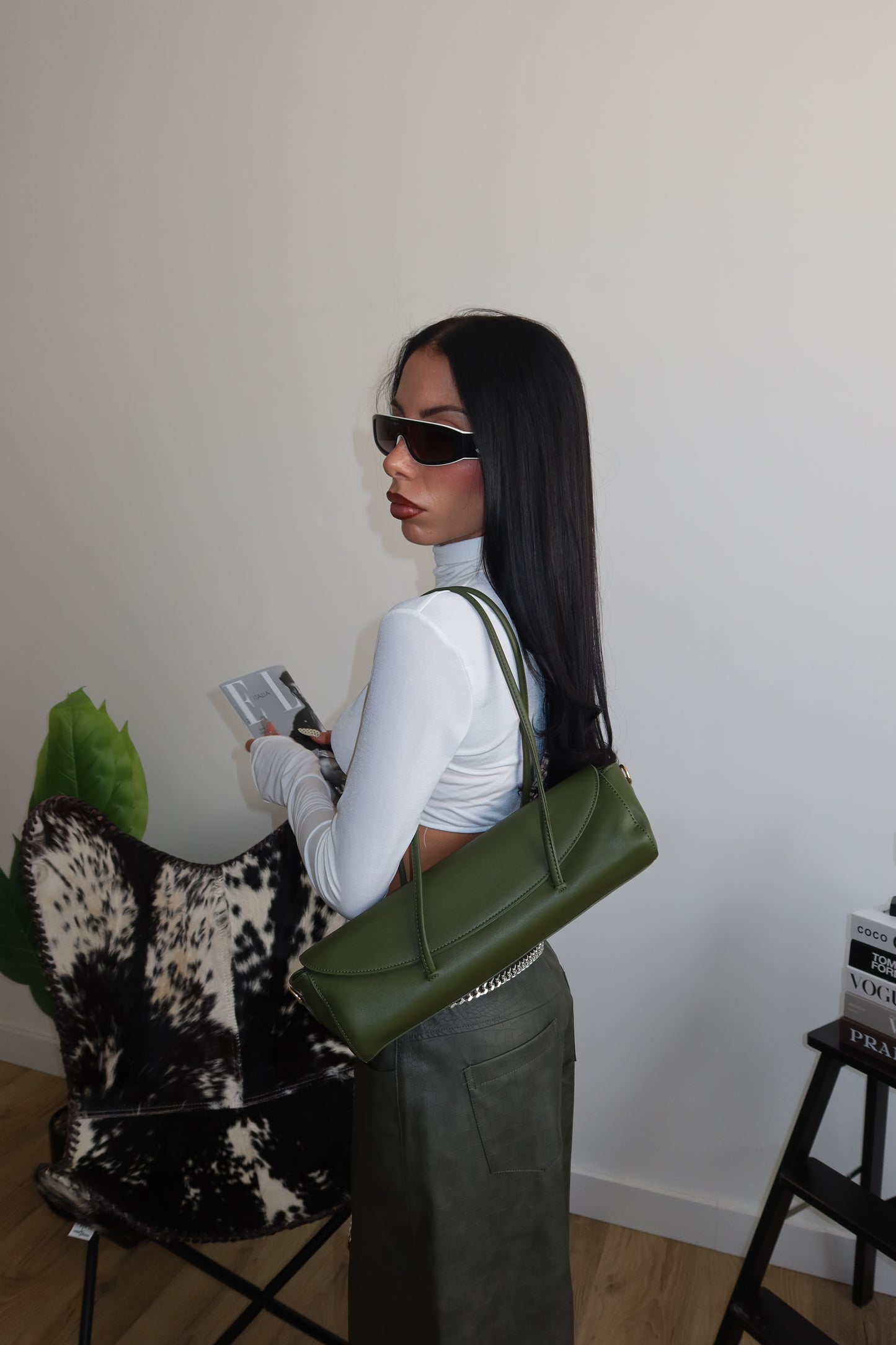 Top MELANY bianco