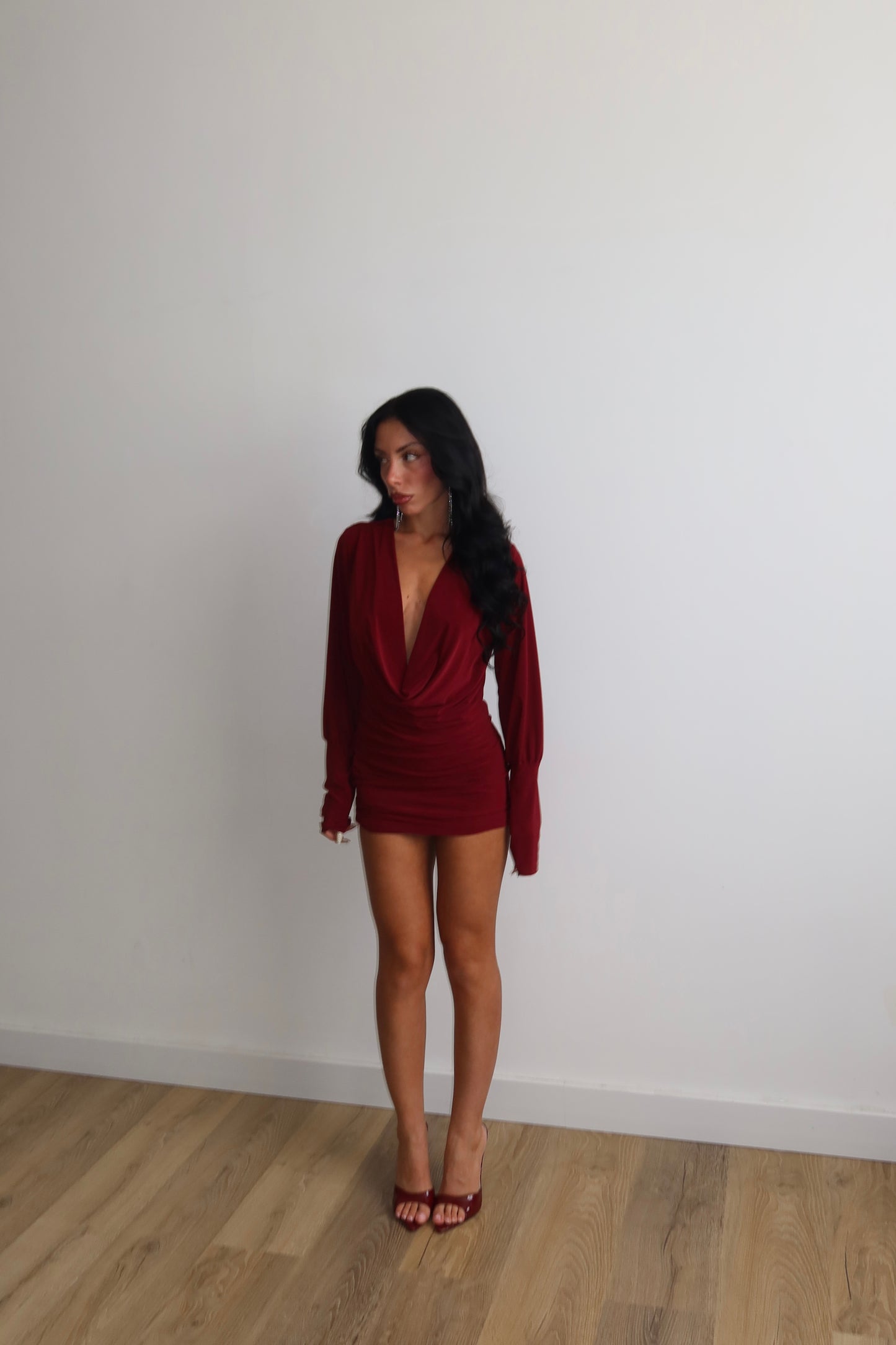 MiniDress JACKIE bordeaux