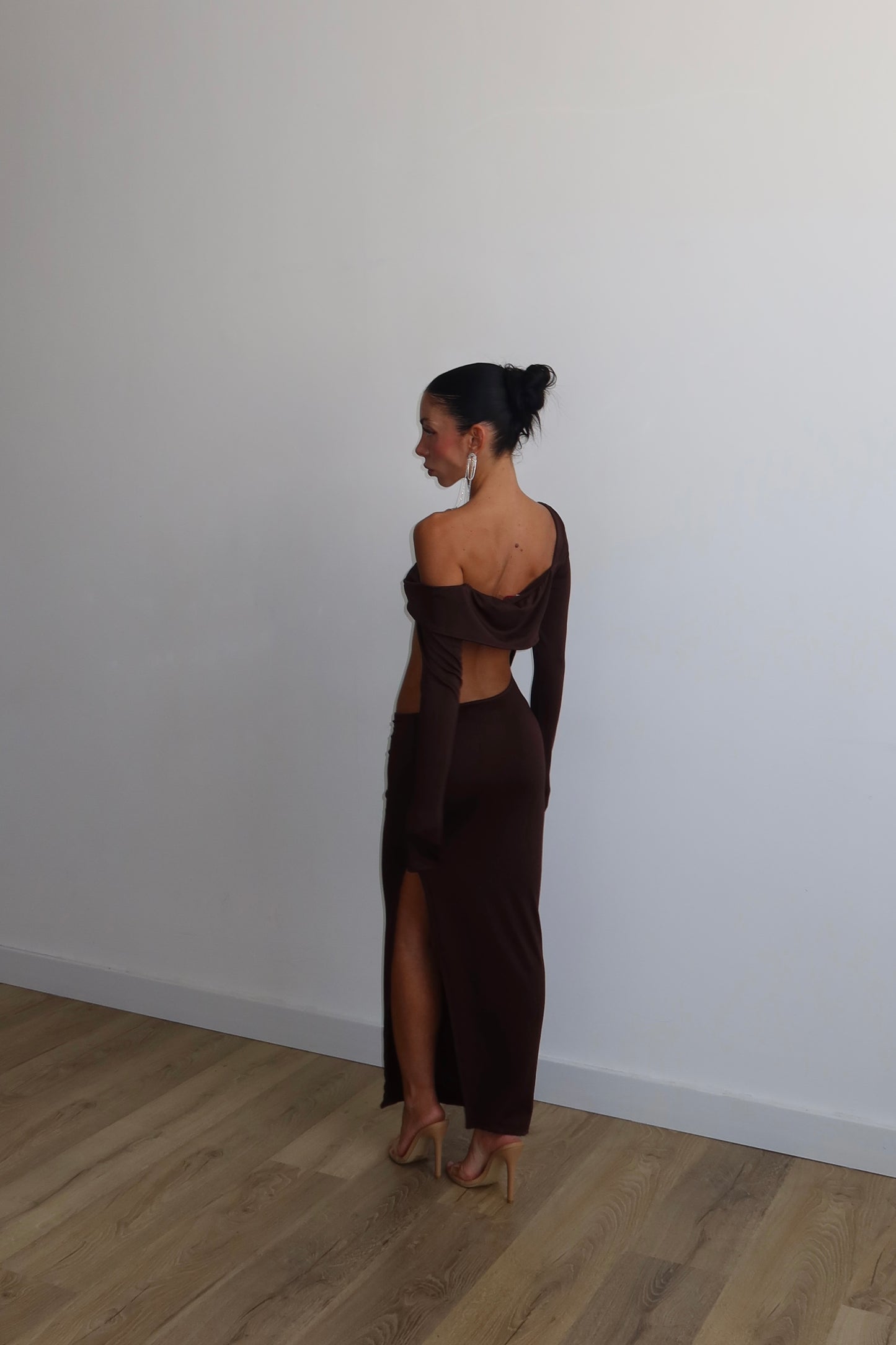 LongDress RENEE' choco