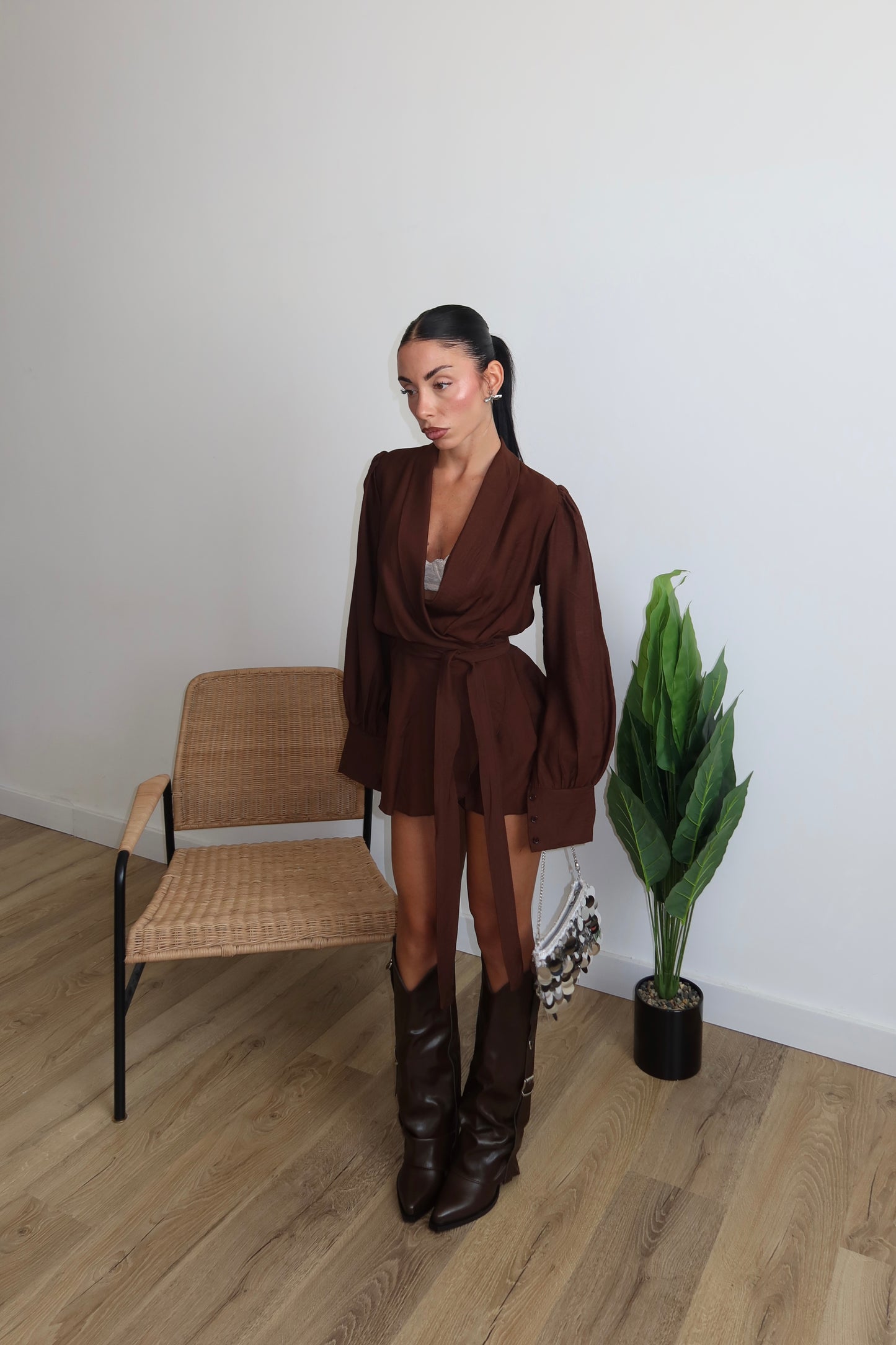 Dress PORTOFINO choco