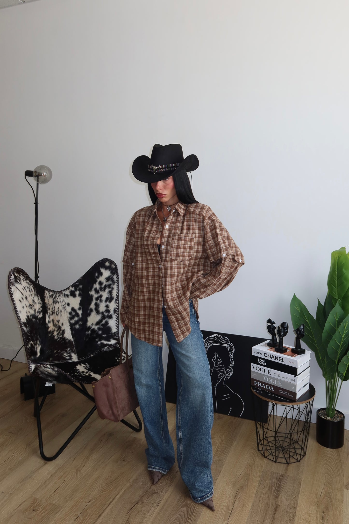 Camicia COUNTRY GIRL choco