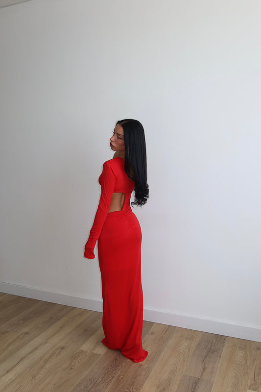 LongDress MIRAME rosso