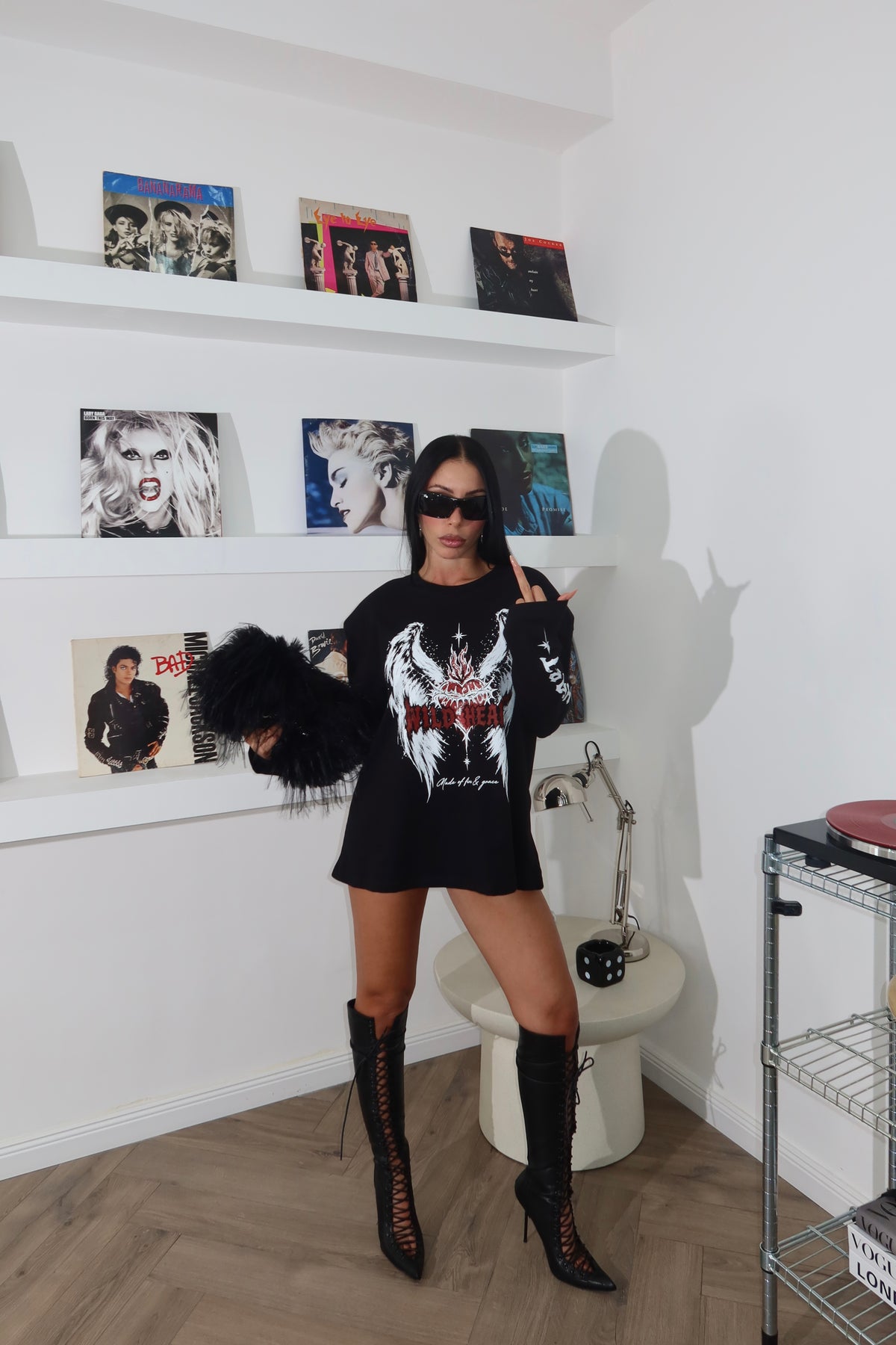 Maglia WILD HEART nero