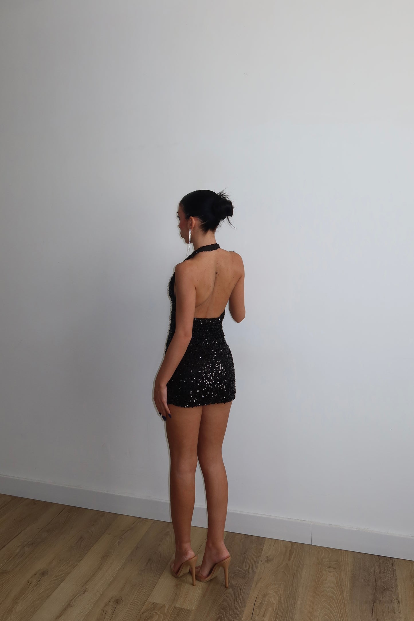 MiniDress PAILLETTES nero