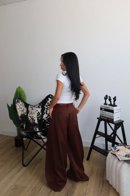 Pants MAJESTIC choco