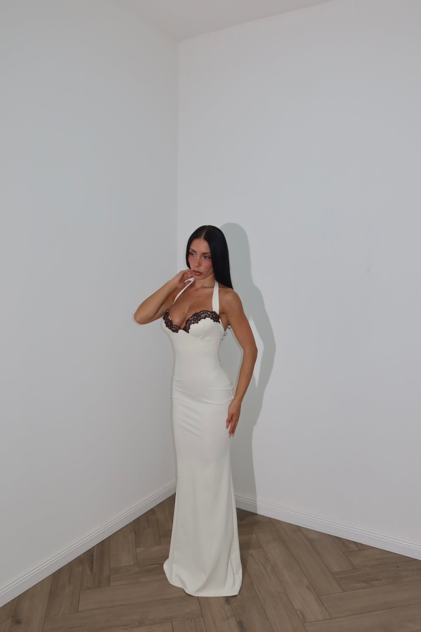 Longdress BERNADETTE PIZZO panna