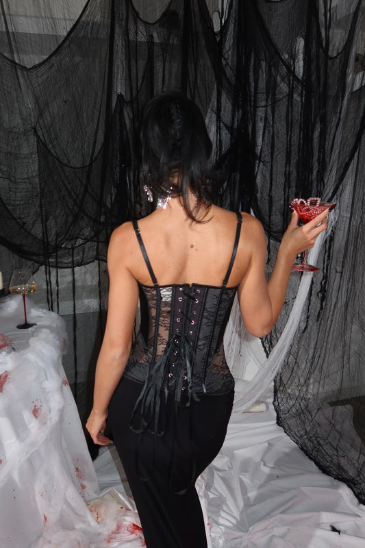 Corsetto NIGHT nero/nude
