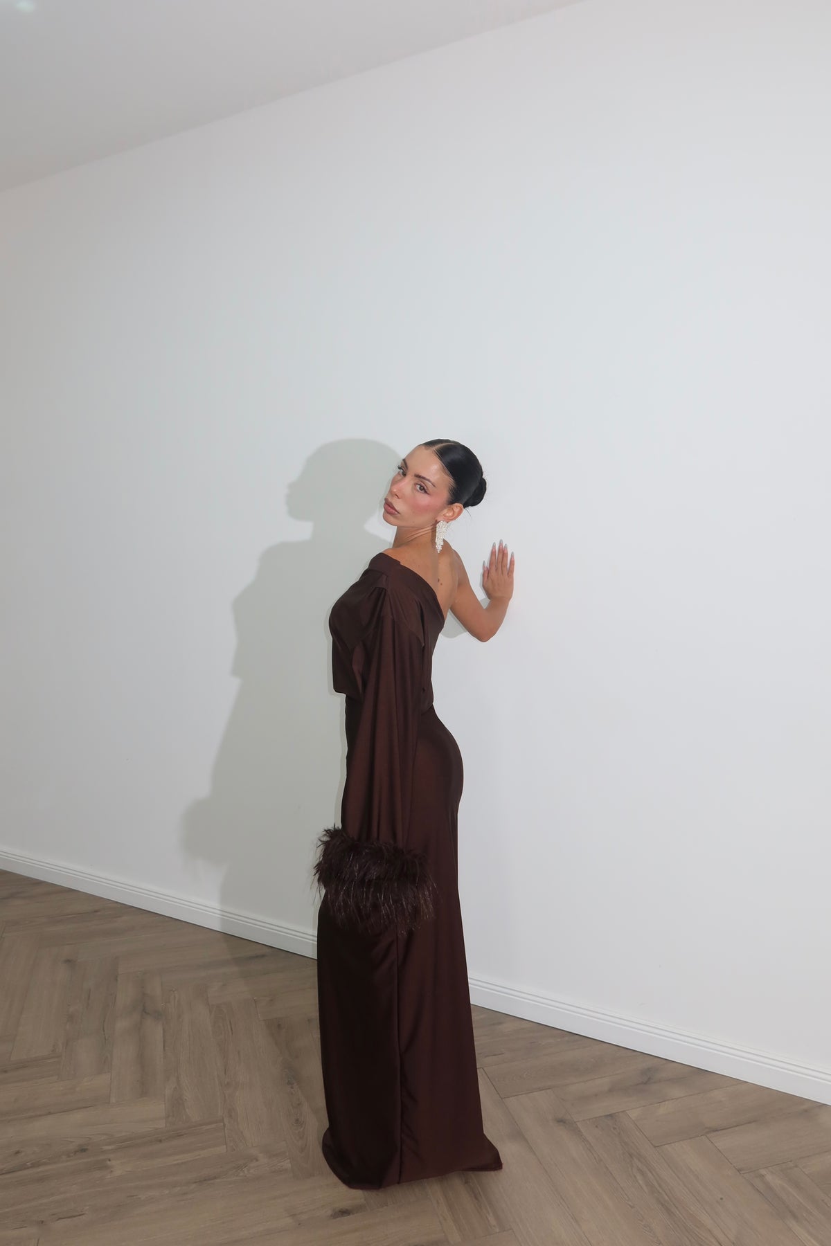 LongDress DIAMANTIQUE choco