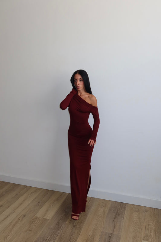 LongDress KIM bordeaux
