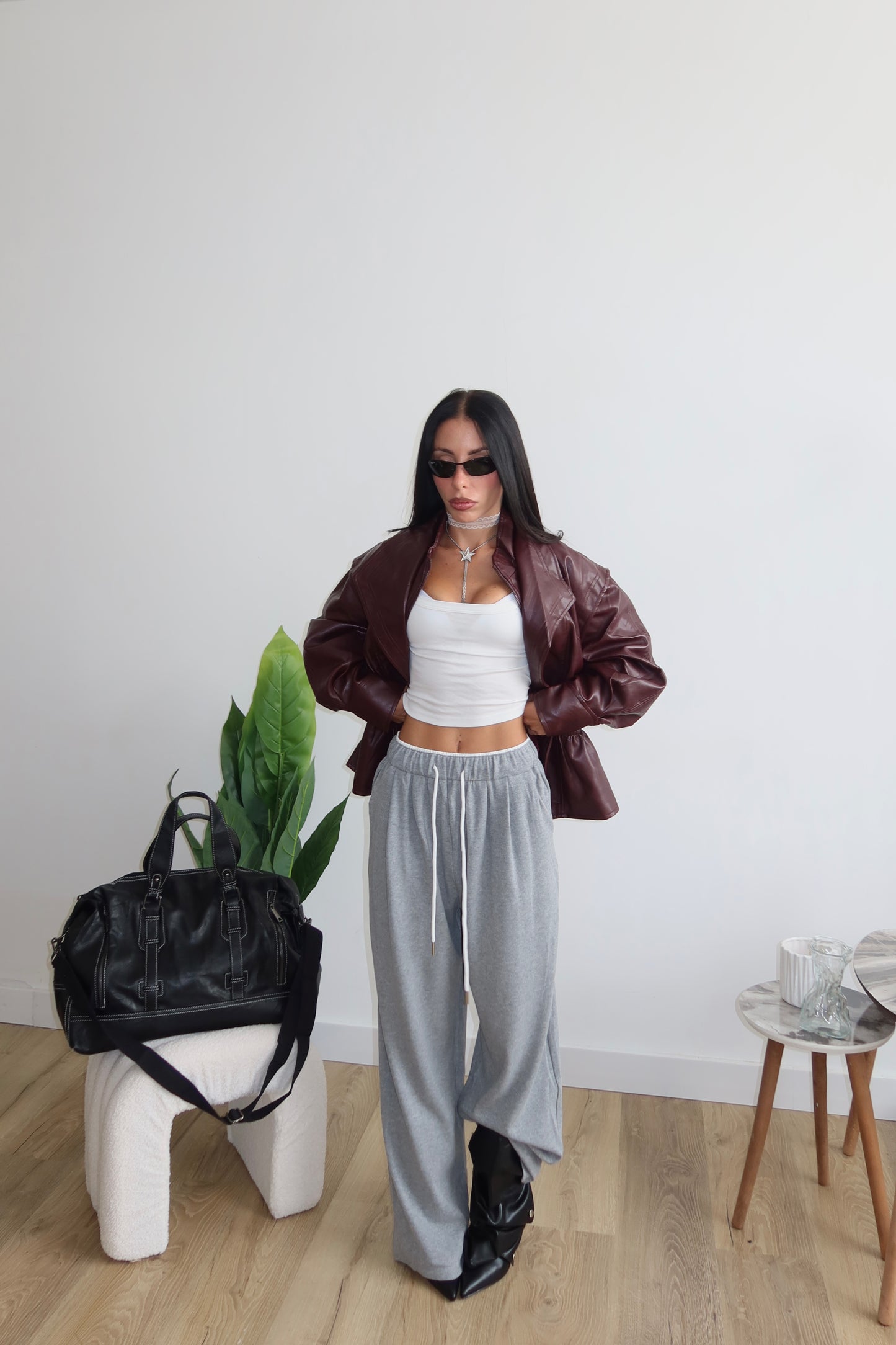 Pants BOX grigio