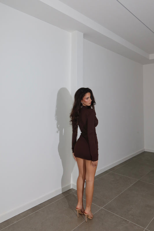 MiniDress VIOLETTA choco