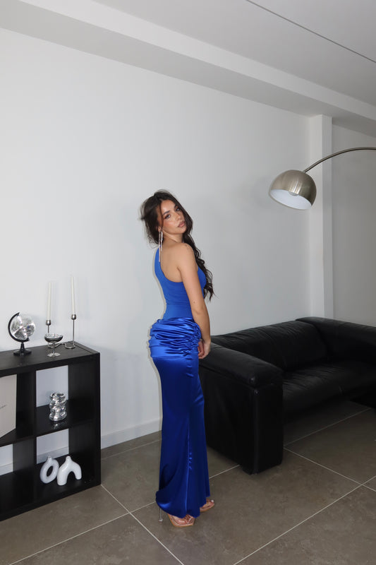 LongDress MET GALA blu