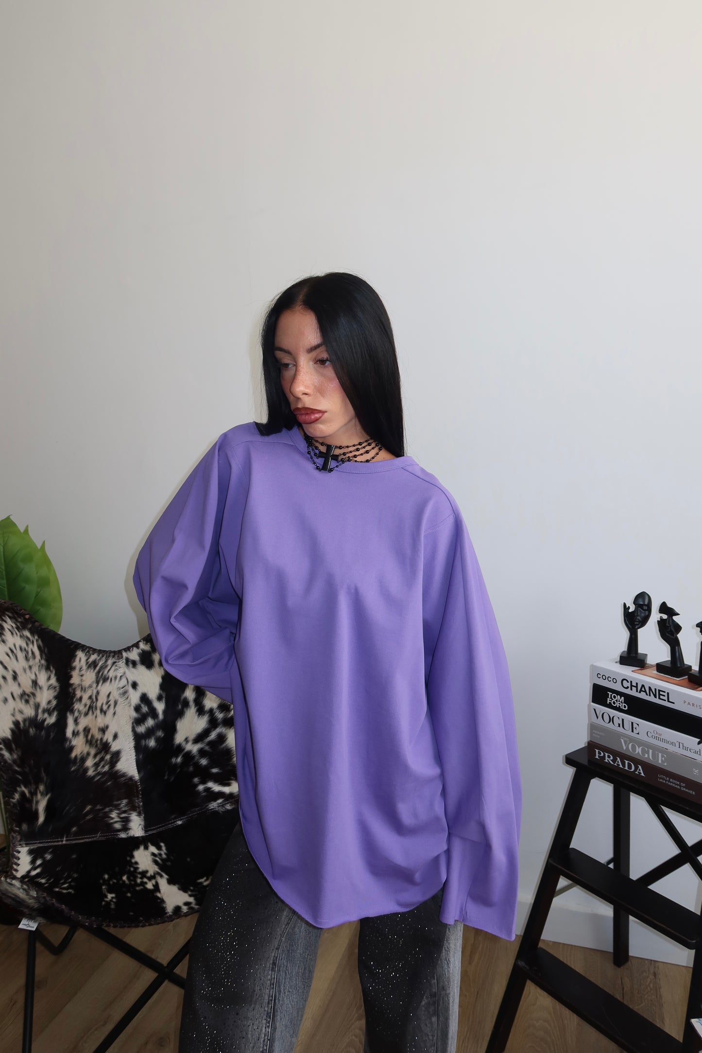 Maglia SKATER viola