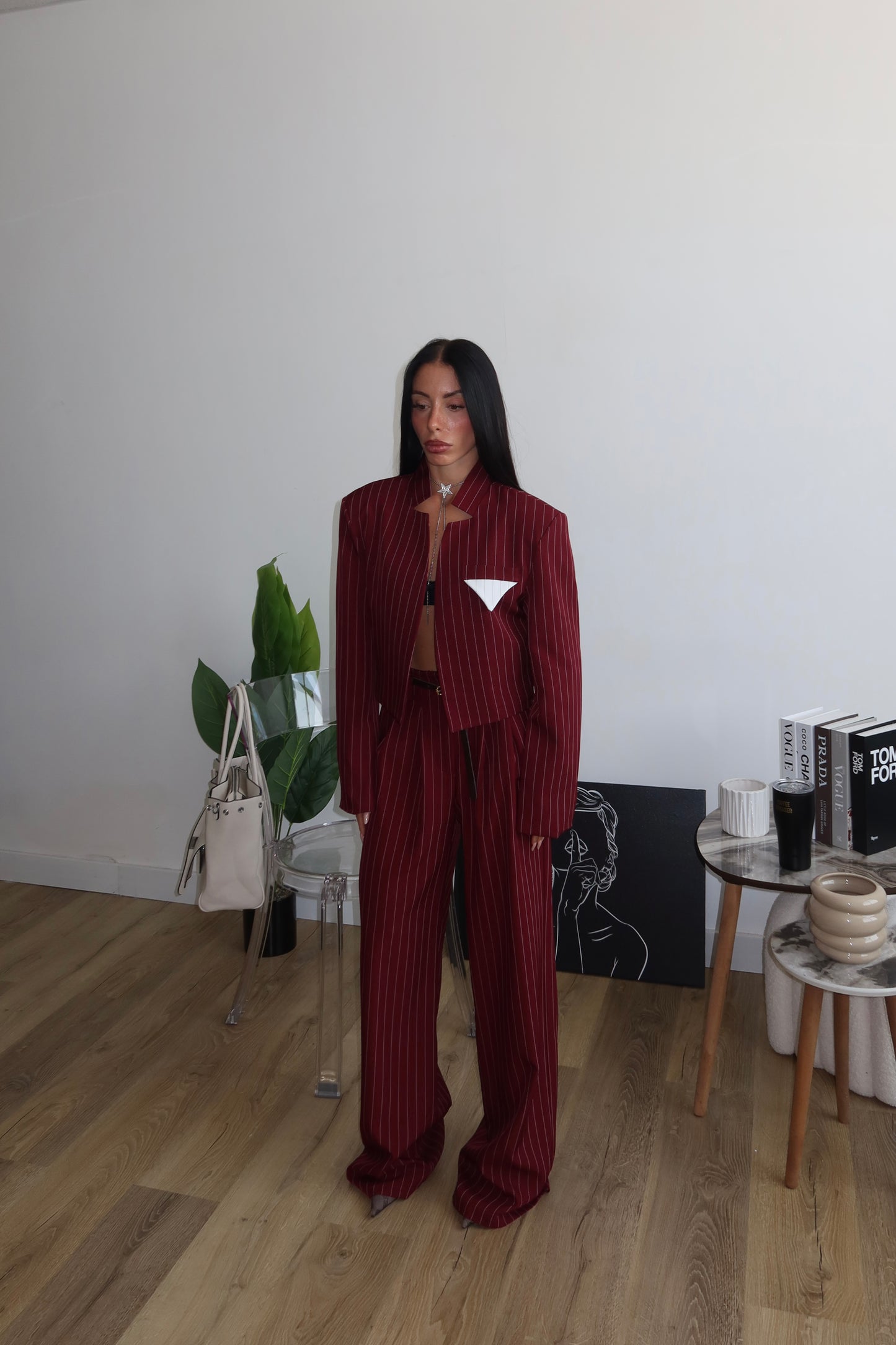 Tailleur KEATING bordeaux