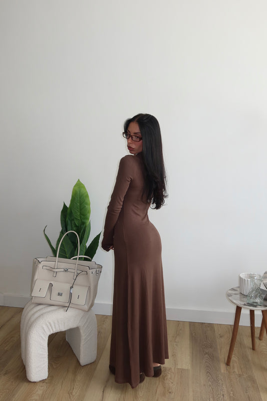 LongDress SCILLA verde militare