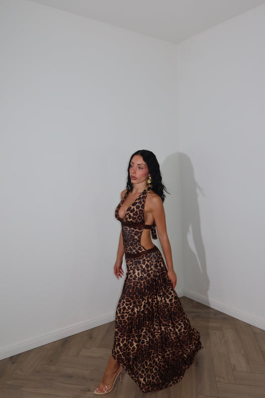 LongDress ROXANE leopard